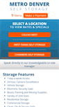 Mobile Screenshot of metrodenverselfstorage.com